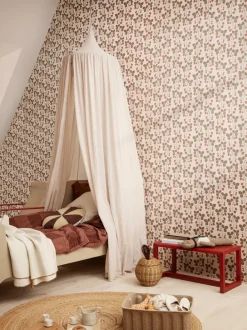 ferm LIVING Wallpaper|Wallpaper<Strawberry Field Wallpaper - Rose
