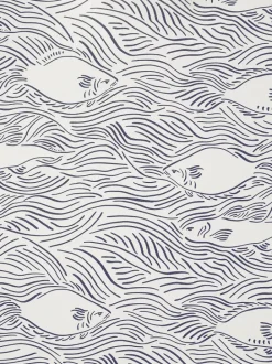 ferm LIVING Wallpaper|Wallpaper<Stream Wallpaper Off-White