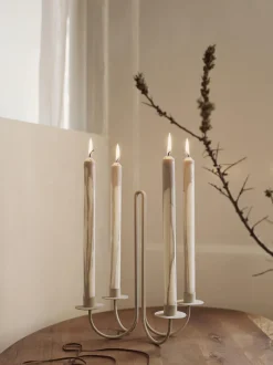 ferm LIVING Candleholders<Sway Candelabra - Cashmere
