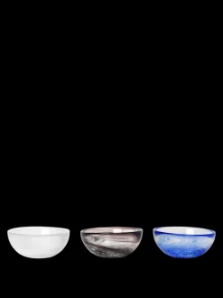 ferm LIVING Plates And Bowls<Tinta Bowls - Set of 3 - Multi Blue