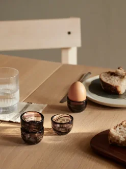 ferm LIVING Kitchen Tools And Utensils|Plates And Bowls<Tinta Egg Cups - Set of 4 - Deep Brown Dark Brown