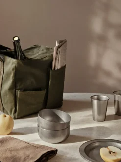 ferm LIVING Outdoor Accessories|Glasses<Tumbled Cup - Stainless Steel