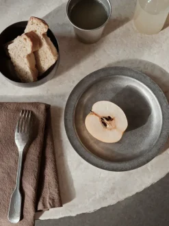 ferm LIVING Plates And Bowls|Outdoor Accessories<Tumbled Plate - Stainless Steel