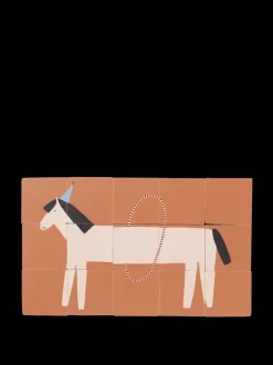 ferm LIVING Toys<Two-Sided Puzzle - Walrus/Horse Multi