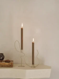 ferm LIVING Candleholders<Valse Candle Holder - Low - Cashmere
