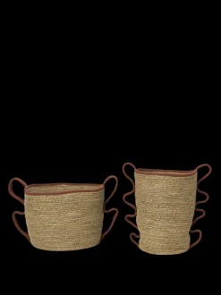 ferm LIVING Furniture|Bags And Baskets<Verso Baskets - Set of 2 - Brick