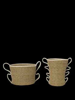 ferm LIVING Furniture|Bags And Baskets<Verso Baskets - Set of 2 - Off-White