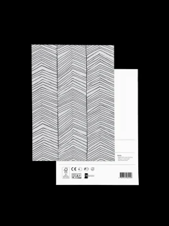 ferm LIVING Wallpaper Samples|Wallpaper<Wallpaper Sample - Herringbone Grey
