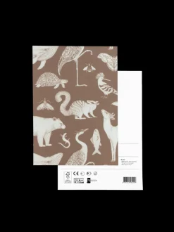 ferm LIVING Wallpaper Samples|Wallpaper<Wallpaper Sample - Katie Scott Animals - Toffee