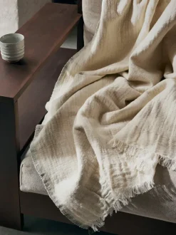 ferm LIVING Bedding And Throws<Weaver Throw - Off-White