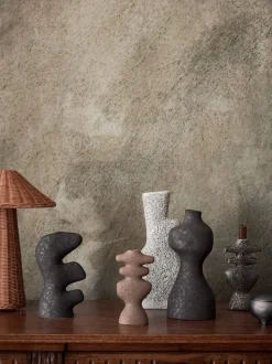 ferm LIVING Vases<Yara Vase - Medium - Rustic Iron Dark Grey