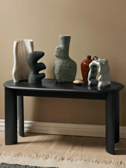 ferm LIVING Vases<Yara Vase - Small - Rustic Iron Dark Grey